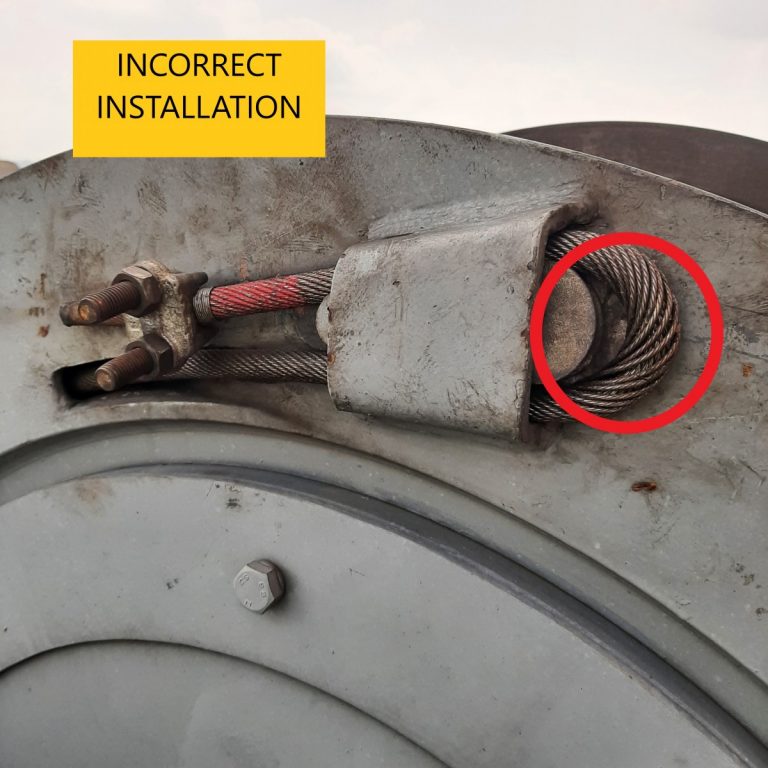 lifting and rigging - Crane wire rope findings and failures