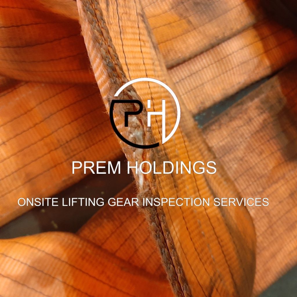 ONSITE INSPECTION RIGGING GEARS lifting and rigging