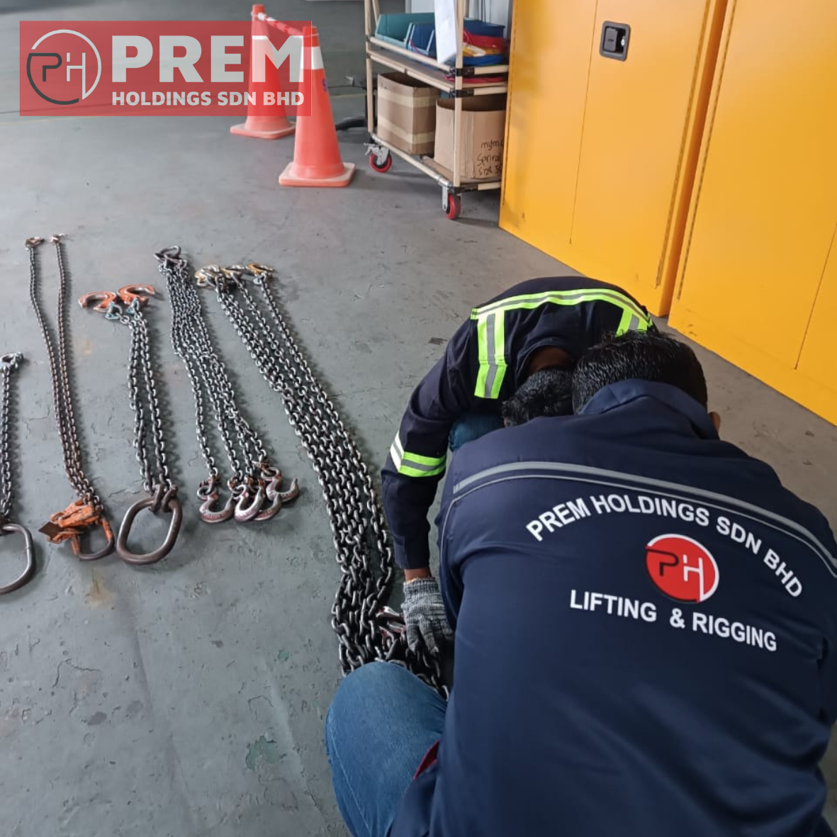 Load test for chain sling